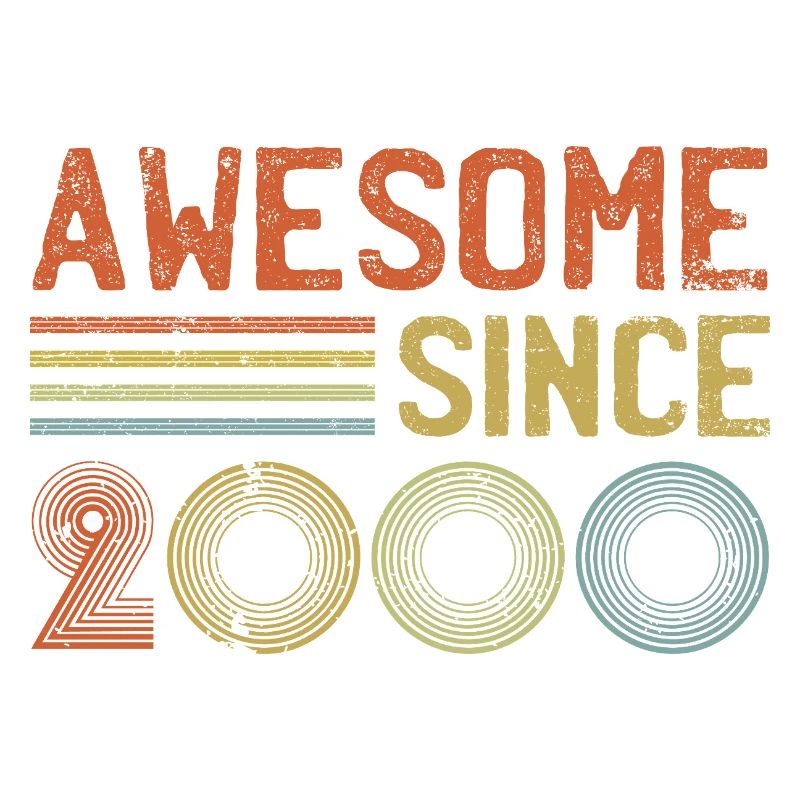 Retro 2000er Jahre Lebendiges Festdesign