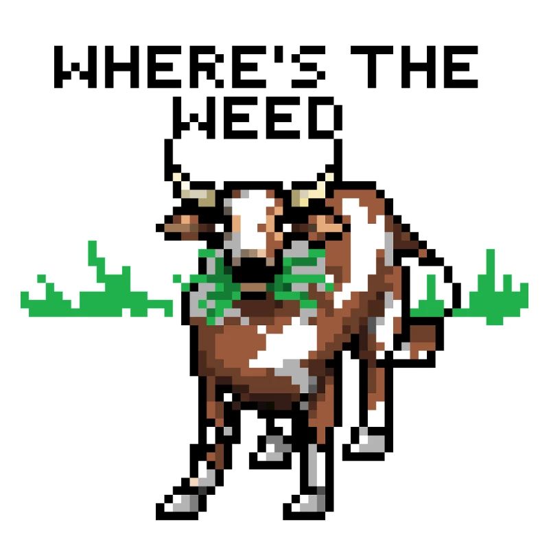 Vache pixelart