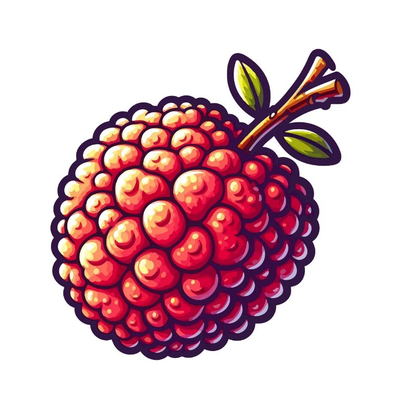 Lychee Pop Art Red