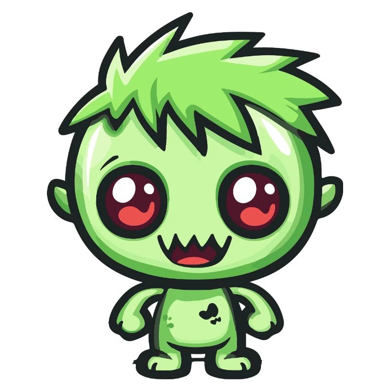 Zombie Halloween Creepy Comic