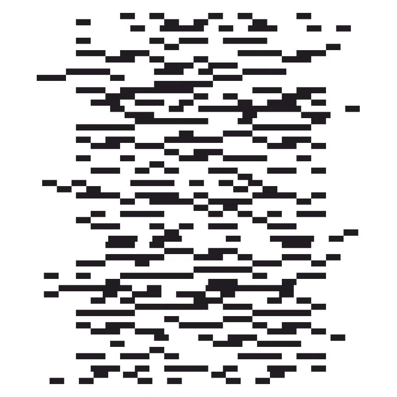 Glitch Stripe Nuit Abstraite