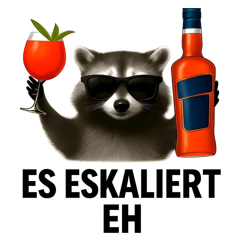 Es Eskaliert Eh Waschbär Spritz Party Geschenkidee