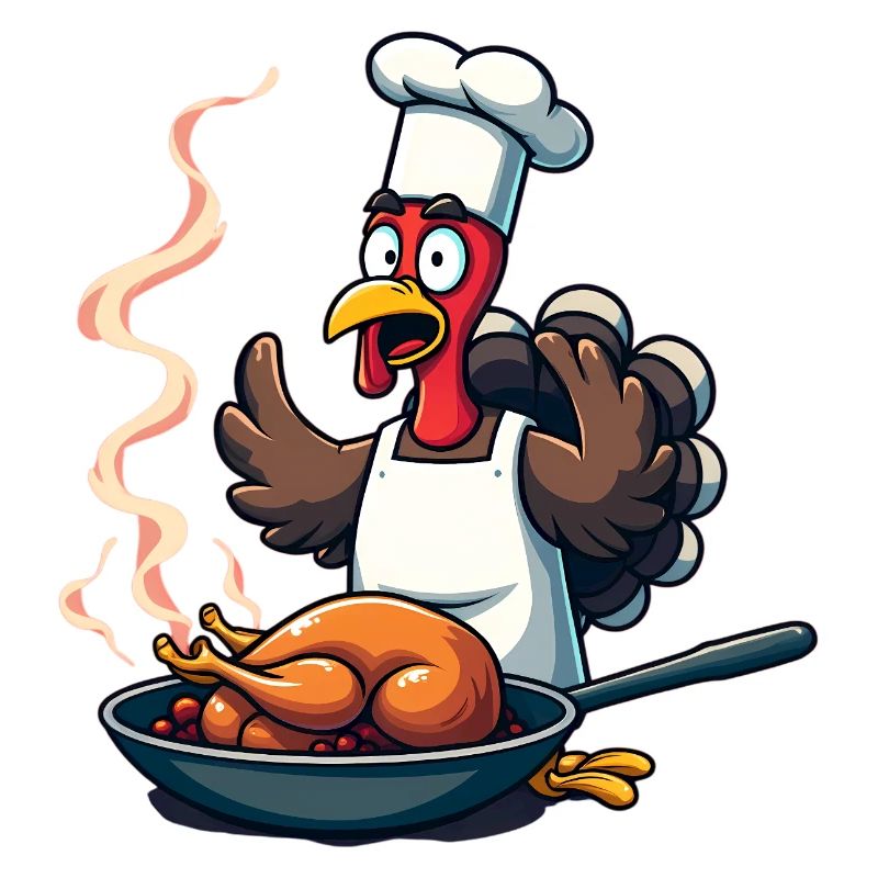 Cuisinier de dinde de Thanksgiving