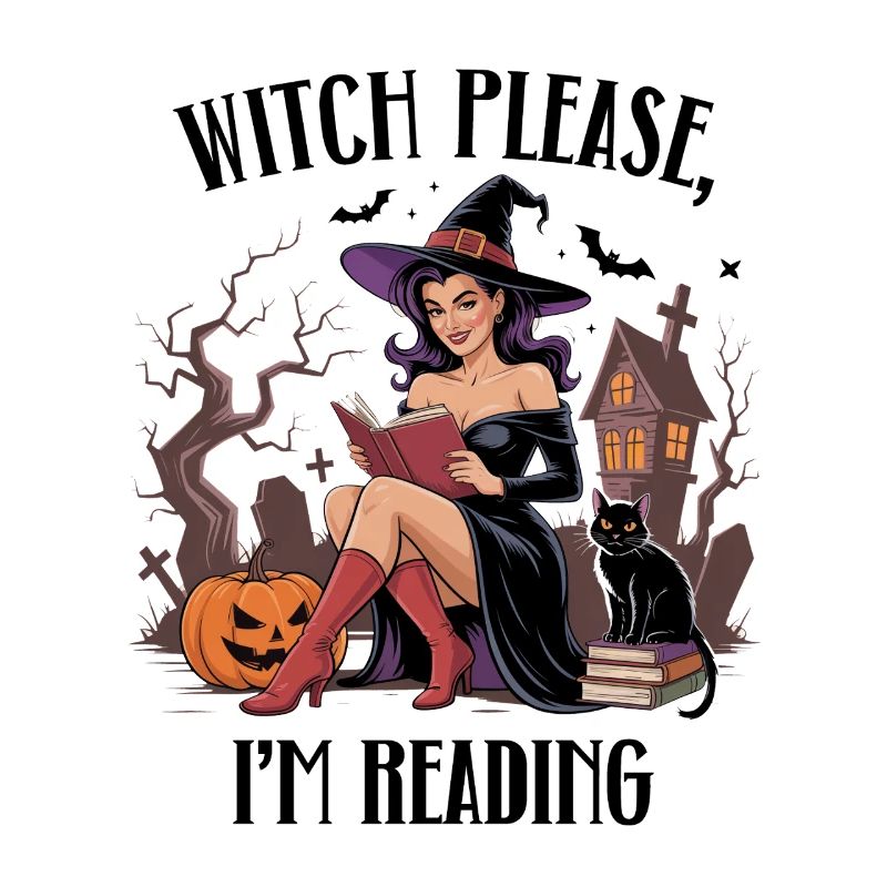 Witch Reading by Halloween Night