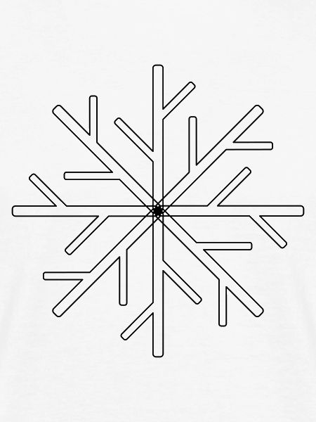 Schneekristall