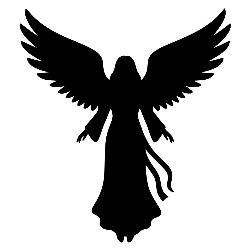 Engel engelsfluegel silhouette einfach