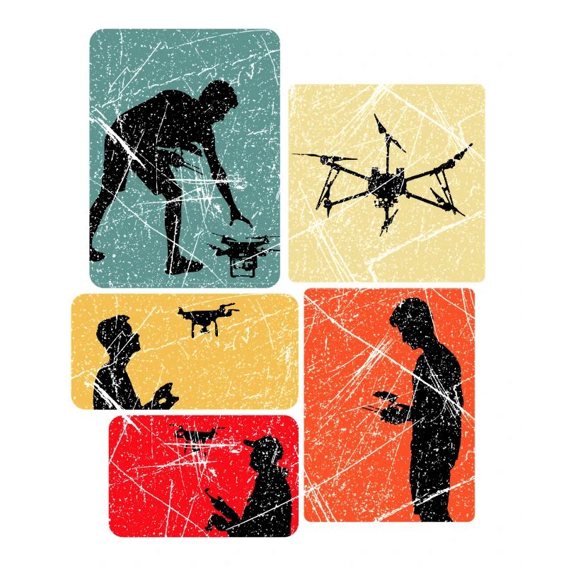 Drone Pilot Panels Art