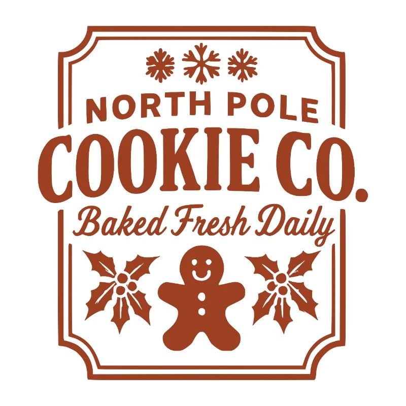 North Pole Cookie Co Cookie Logo