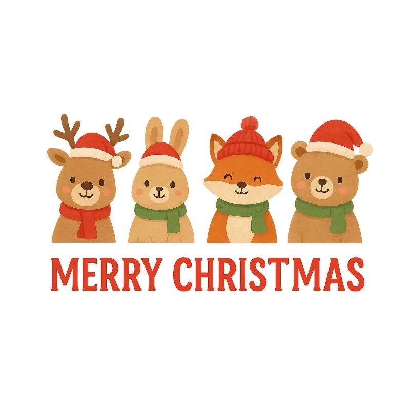 Weihnachts-Tierfreunde-Text