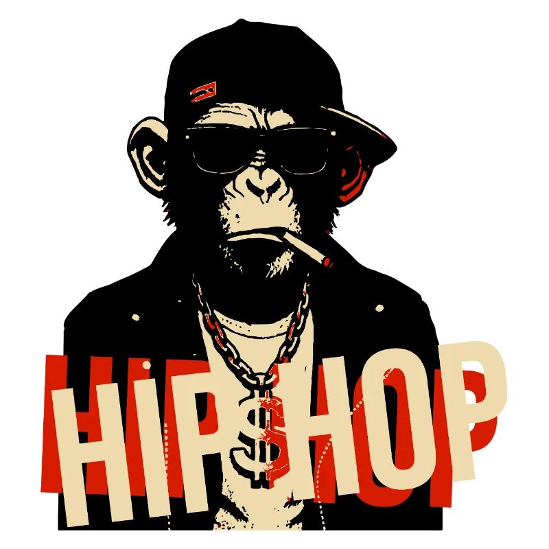 Hip Hop Chimp Bling Icon
