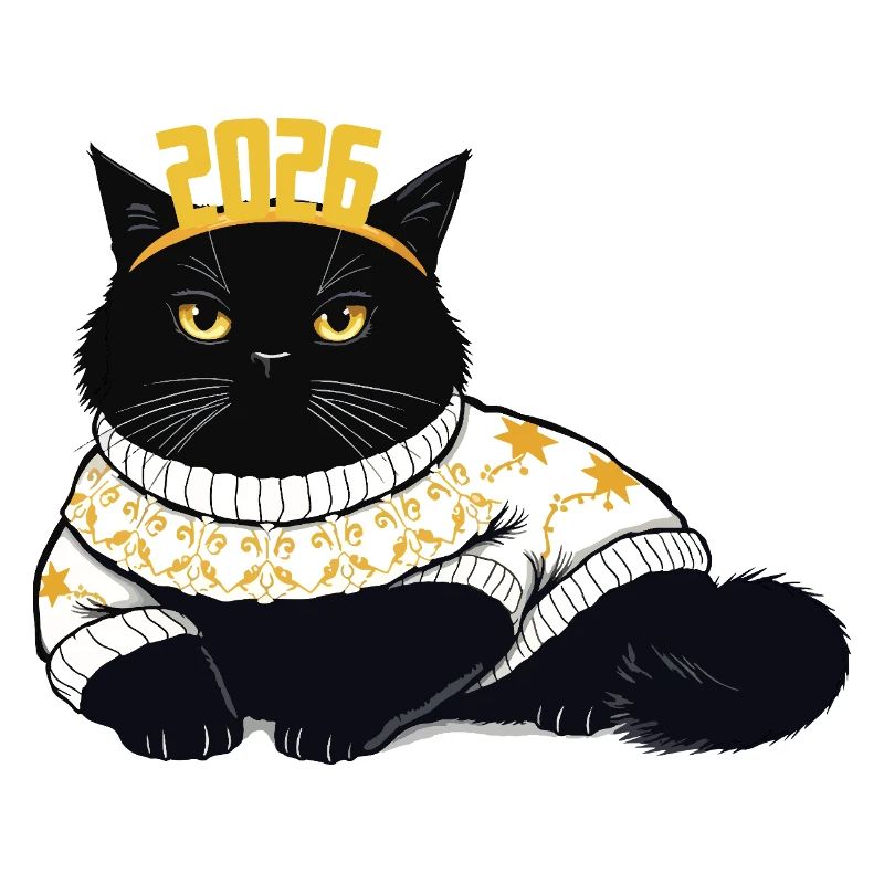 Conception du Nouvel An 2026