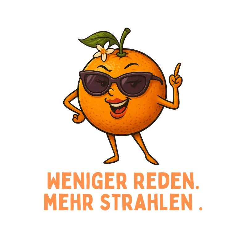 Moins de paroles, plus de brillance Orange