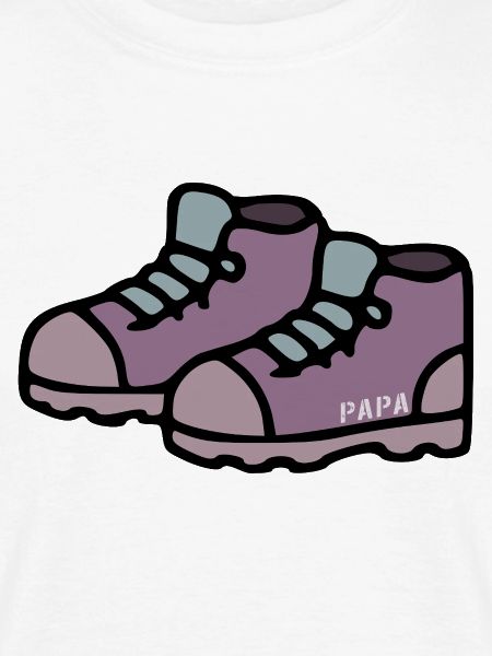 Wandern Wanderschuhe Papa