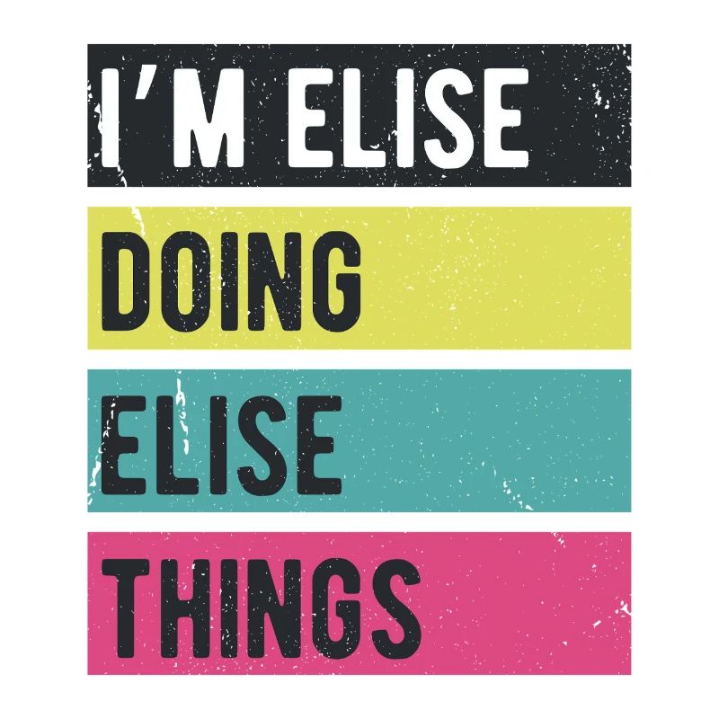 I’m Elise Doing Elise Things Retro Colors