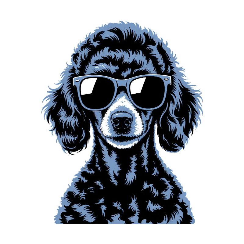black poodle