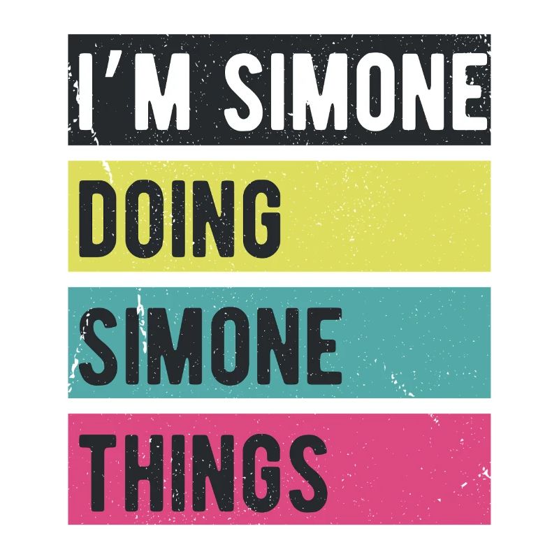 I’m Simone Doing Simone Things Retro Colors