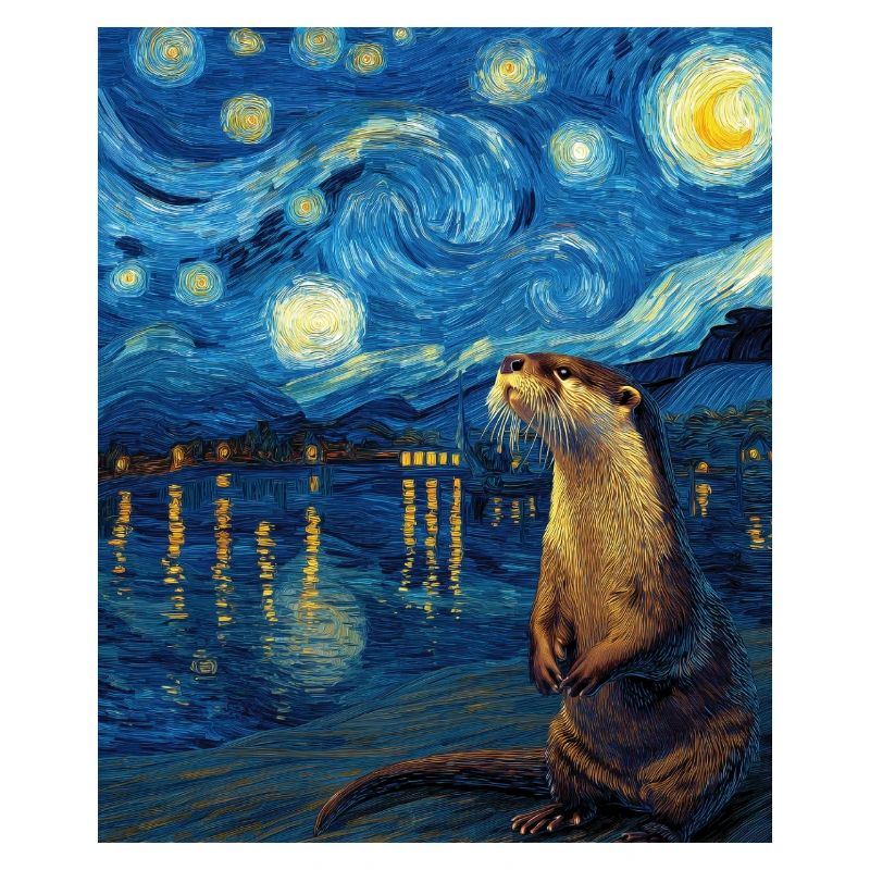 Loutre Van Gogh
