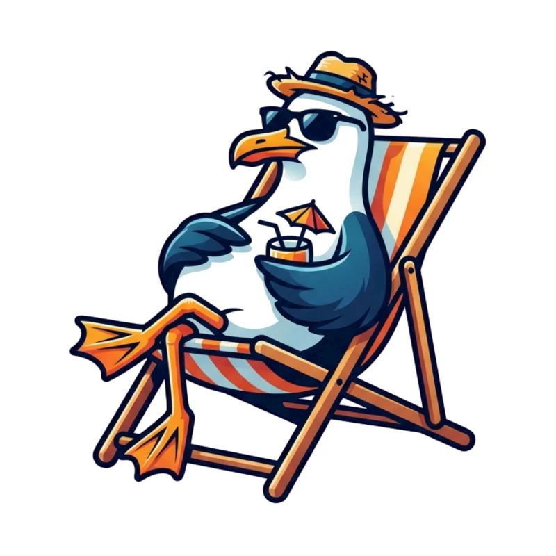 Beach Lounge Seagull