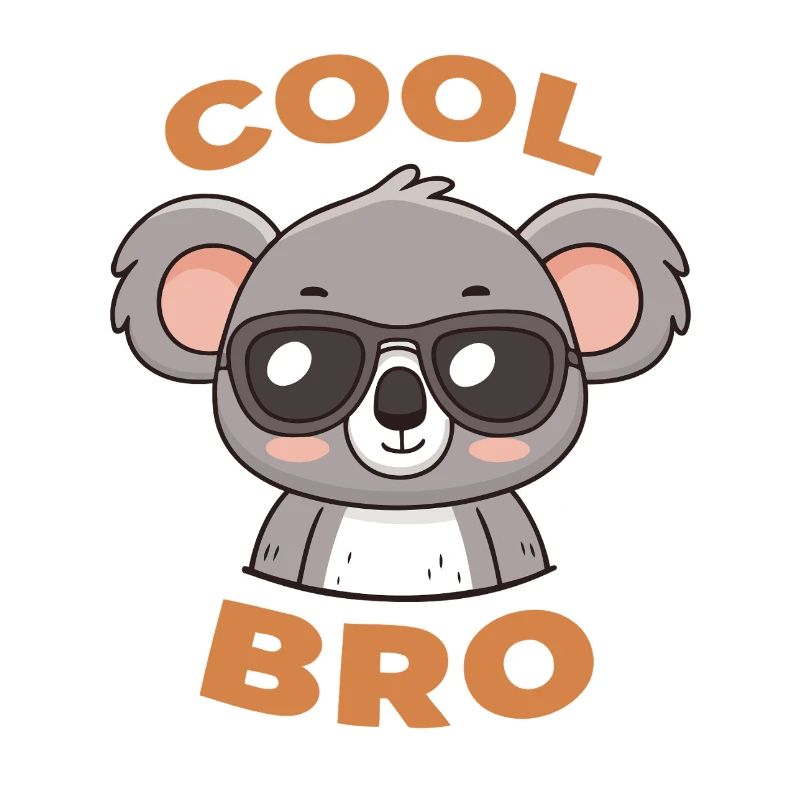 Koala Cool Bro avec lunettes