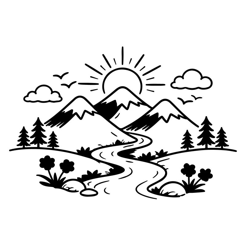 Berge Landschaft