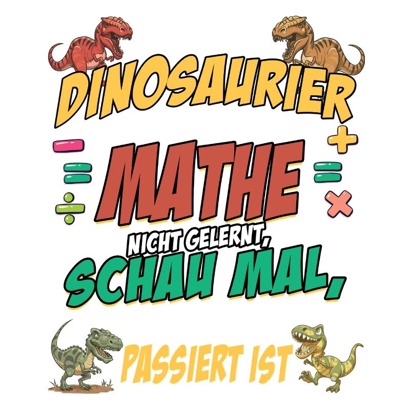 Dinosaur Math Chaos Design