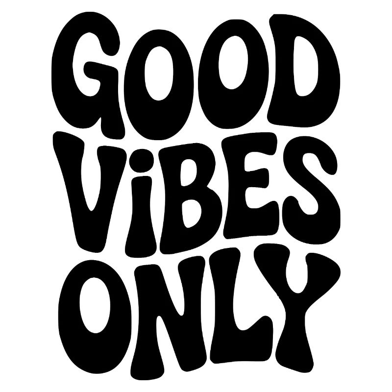 Typographie Vibing en noir