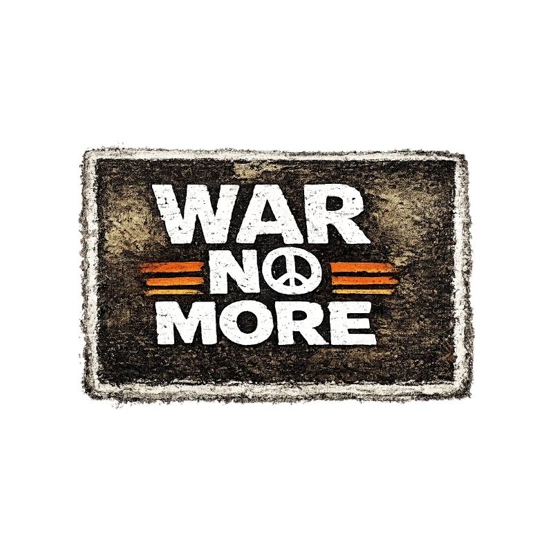 War No More – Sticker Peace & Humanity