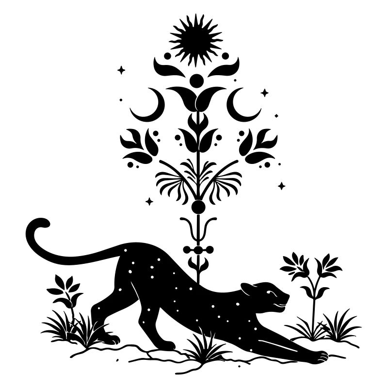 Cosmic Leopard Boho