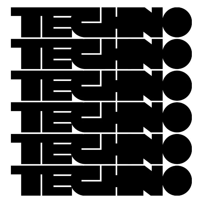 Techno bold logo design