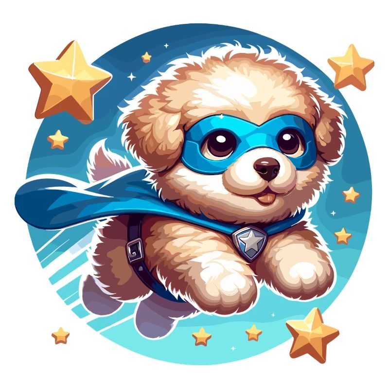 Helden Hund Superheld Hündchen Super Welpe