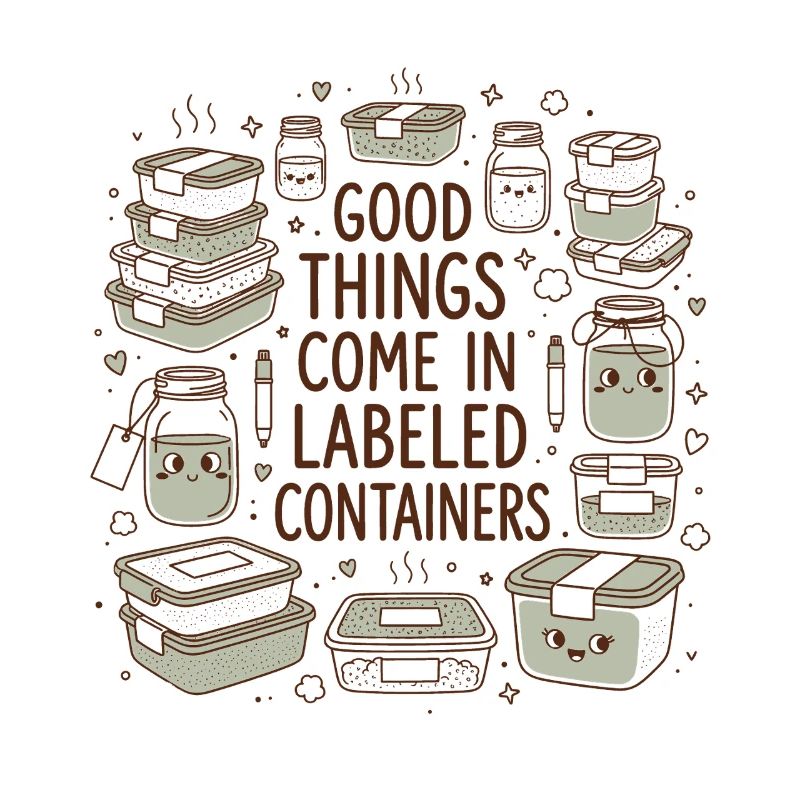 Labeled is better | Meal Prep Orga