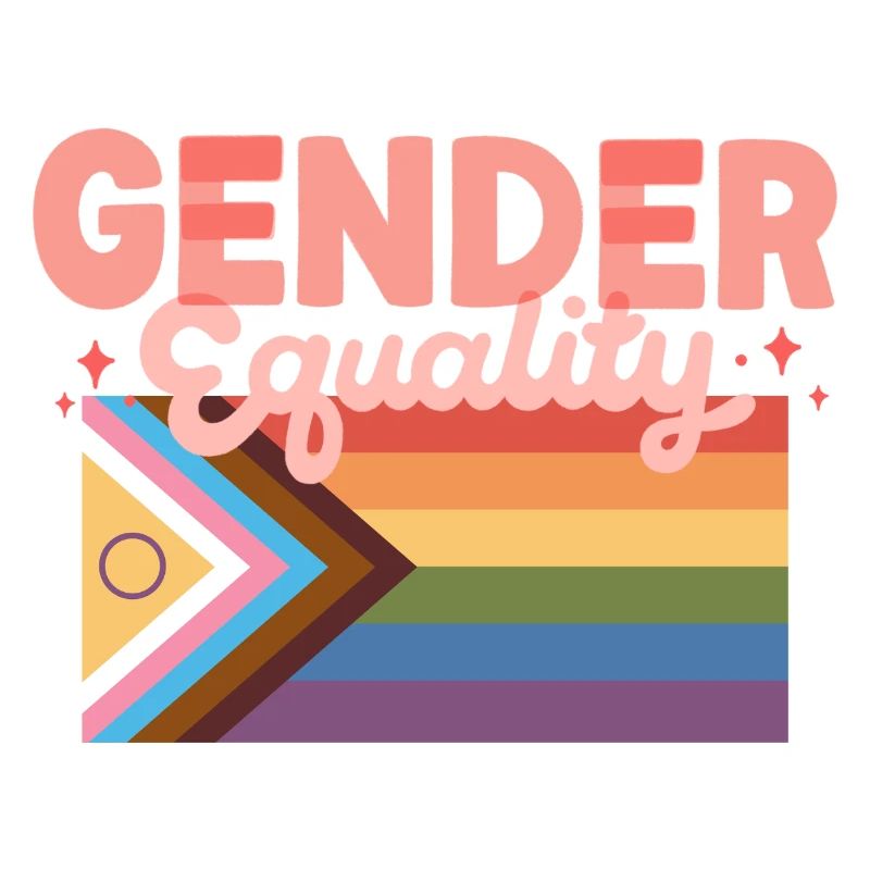 Gender Equality Pride Flag Statement Design CSD