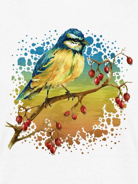 Bunter Vogel