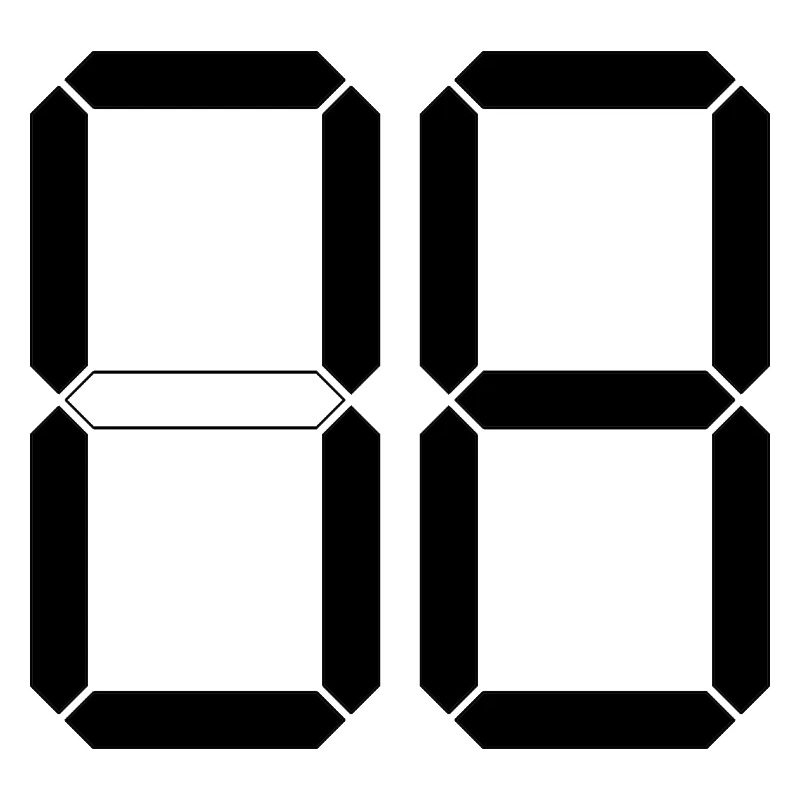 NUMBER 08 Zero Eight Birthday Gift Digital
