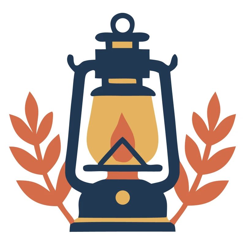 Camping Lantern Nature Forest