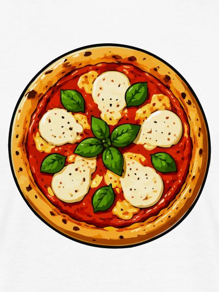 Basilikum-Pizza Comic