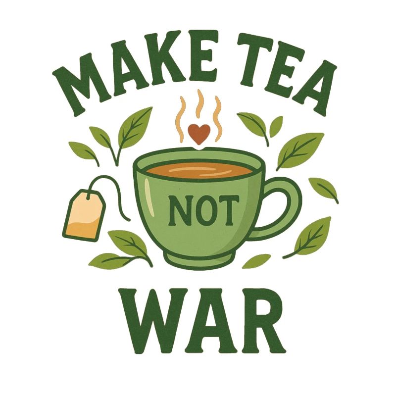 Make Tea Not War – It's Tea - Time