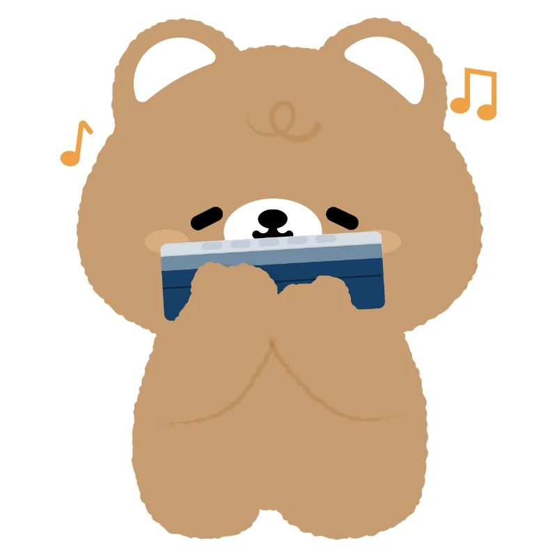 Brown Bear Harmonica
