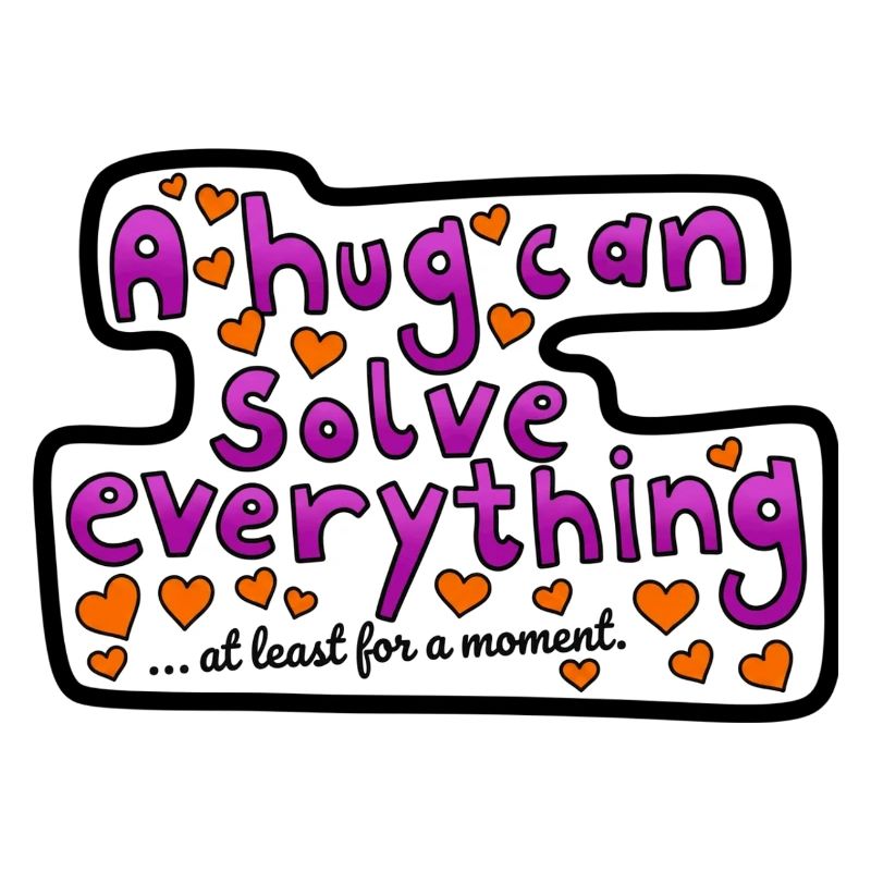 A hug can help