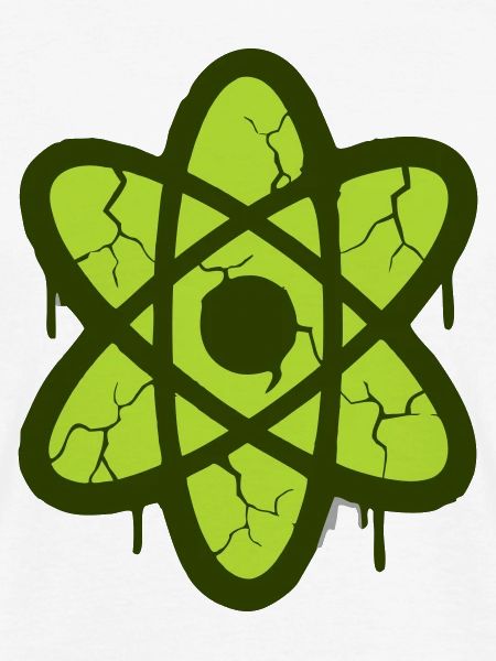 Atom Symbol Graffiti Logo