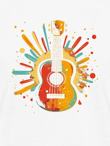 Ukulele Farbklecks