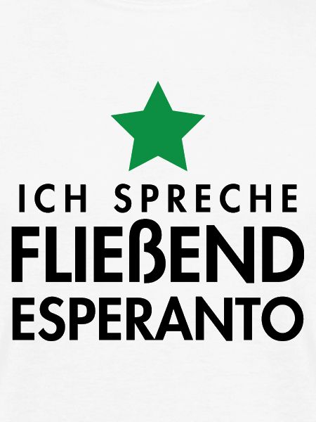 Esperanto Sprache / sprechen Geschenkidee