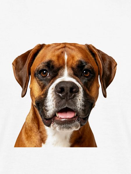 Boxer Face Dog