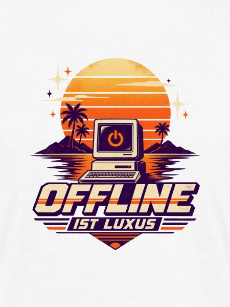 Offline ist Luxus Retro Computer