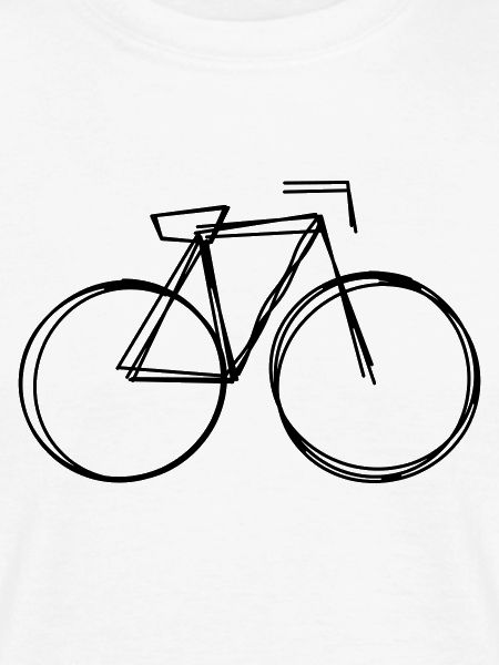 Fahrrad handgezeichnet