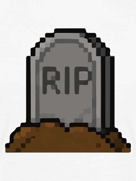 RIP Pixel Grabstein