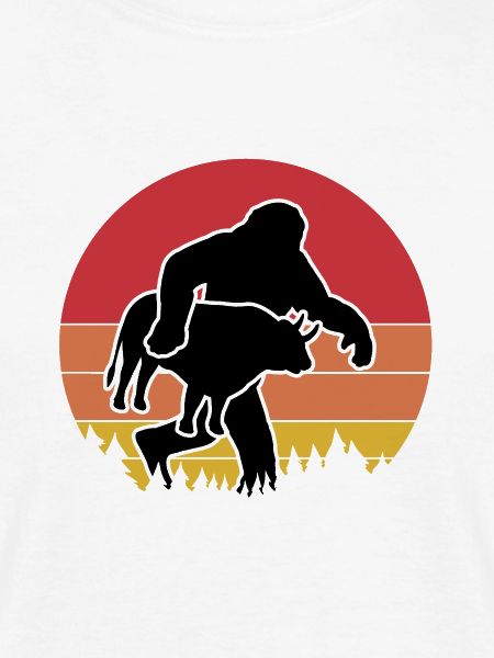 Sasquatch Stier Retro-Look