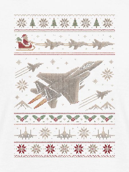 F15 Eagle Weihnachtspullover