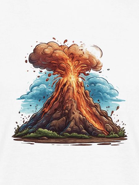 Vulkanausbruch Lava Explosion