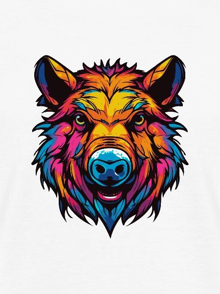 Wildschwein Bunt